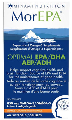 MINAMI MorEPA Optimal EPA/DHA Softgels (Orange - 60 sgels)