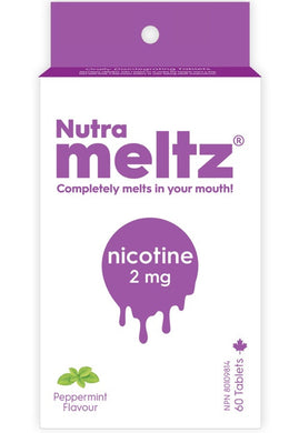 NUTRAMELTZ Nicotine (2 mg - 60 Melts)